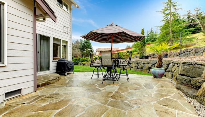 Beautifully Textured and Patterned Concrete Patios in Allentown, Pennsylvania